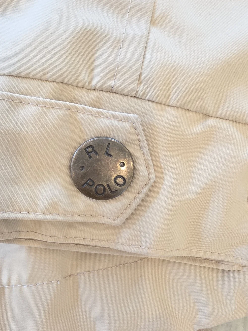 Polo by Ralph Lauren Beige Lightweight Zip-Up Jacket
